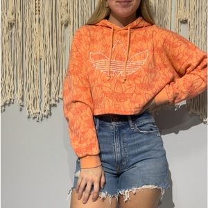 Adidas crop top sweatshirt
